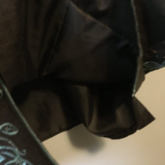 Vintage Fusion 100% Silk Floral Embroidered & Sequined Dress Jacket - Picture 8 of 16